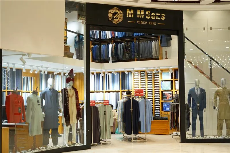 Inside the MM Sons store