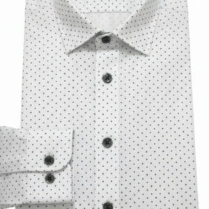 Polka Dot White Cotton