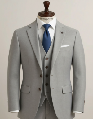 Ash Grey Three Piece Suit
