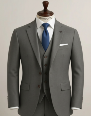 Medium Grey Three Piece Suit